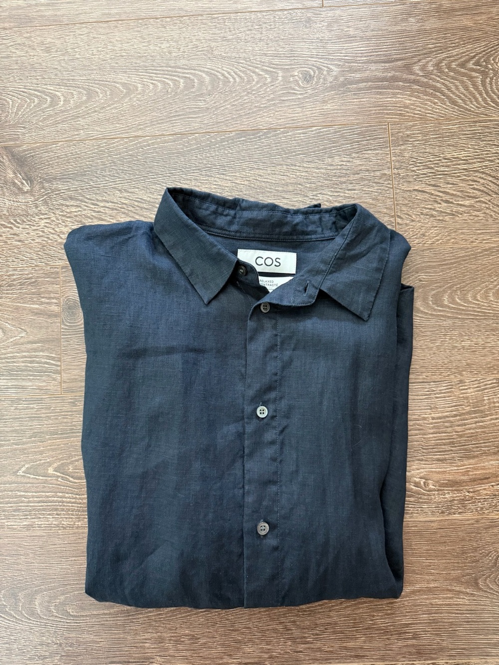 COS Men's relaxed linen shirt